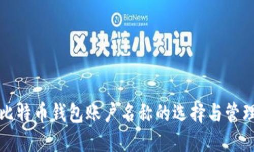 比特币钱包账户名称的选择与管理